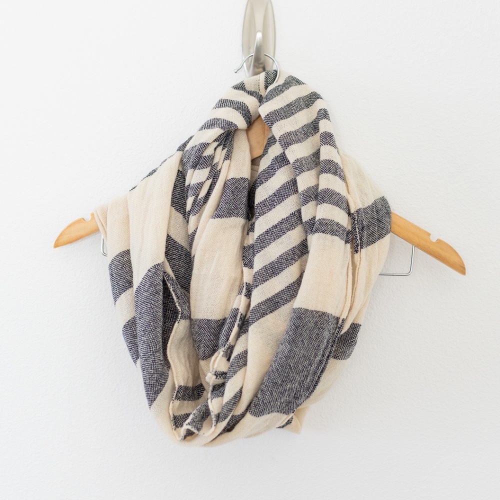 Striped Infinity Scarf